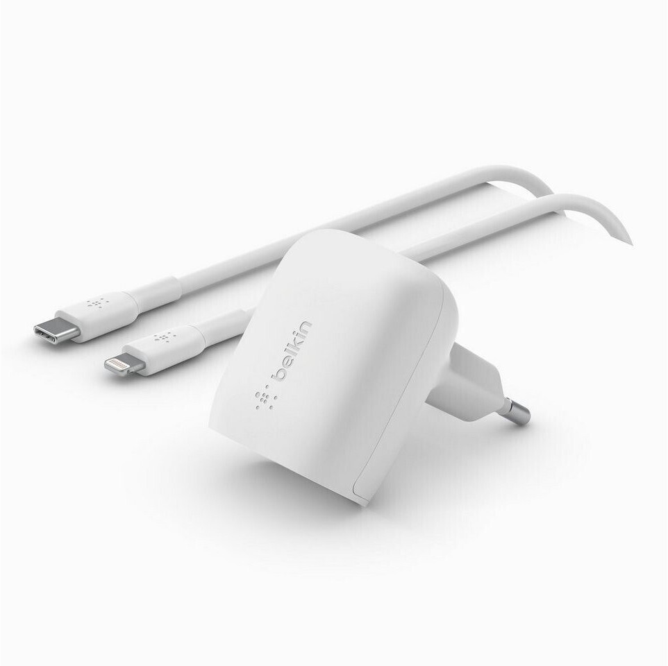 Belkin Chargeur USB-C 20 W + câble Lightning USB
