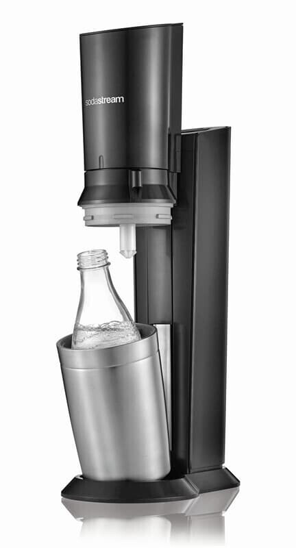 SodaStream Crystal 3.0 + 1x Quick-Connect CO2-Zylinder, 2X Glaskaraffen ab  95,90 €