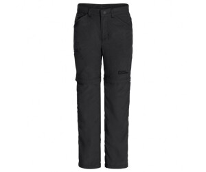 Jack Wolfskin SAFARI ZIP OFF PANTS UNISEX 2in1  Outdoor trousers  black   Zalandode
