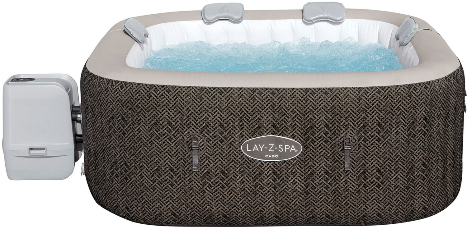 Spa gonflable carré Lay-Z-Spa Cabo 4-6 places - Bestway