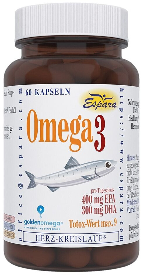 Espara Omega3 Kapseln ab € 10,04 Preisvergleich bei idealo.at