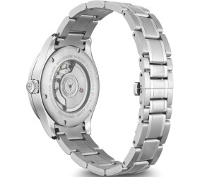 Silver swiss discount army watch