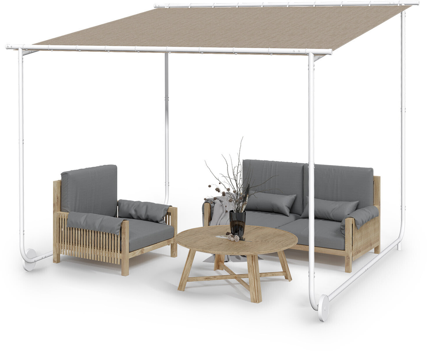 Blumfeldt Nantes Gazebo 3 x 3 m beige