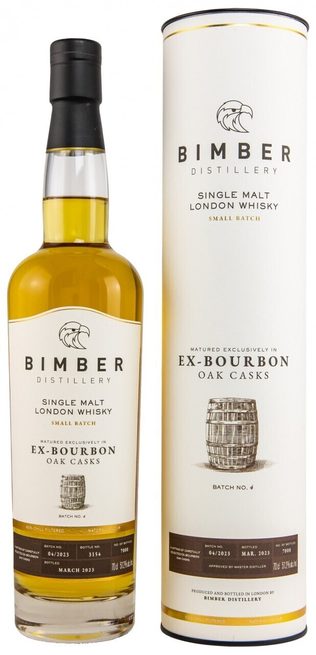 Bimber Ex-Bourbon Cask Batch 4 0.7l 51.2%