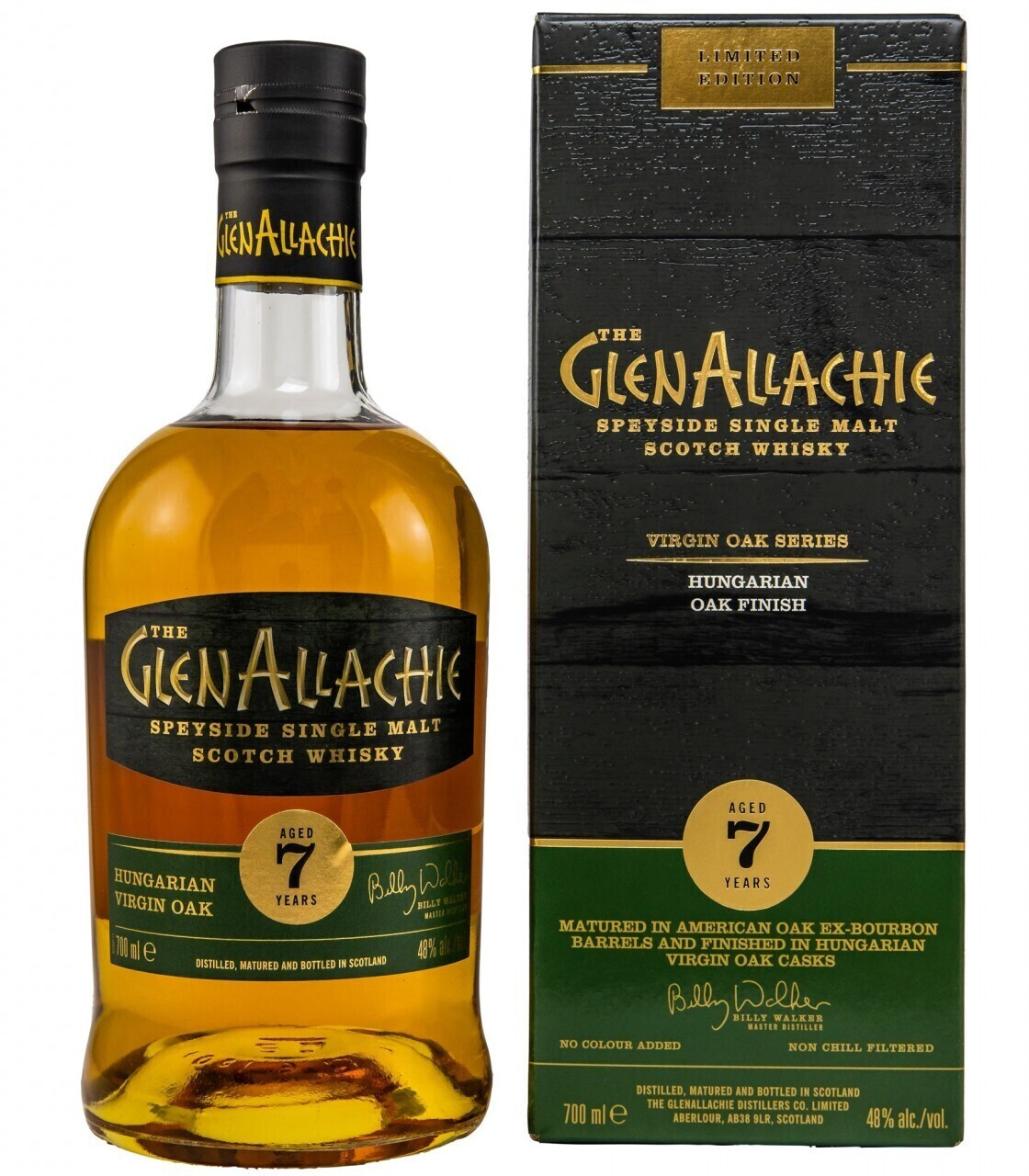 GlenAllachie 7 Years Old Hungarian Oak Wood Finish 0.7l 48%