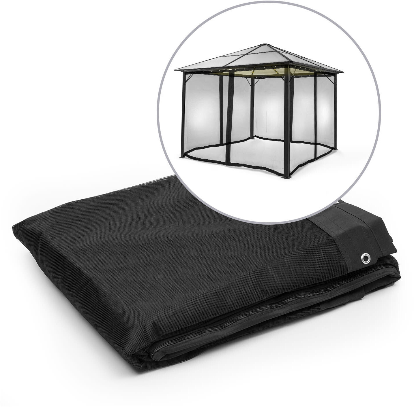 Blumfeldt Mosquito Sidewalls Solid Sky Ambient Solar 3 x 3 m