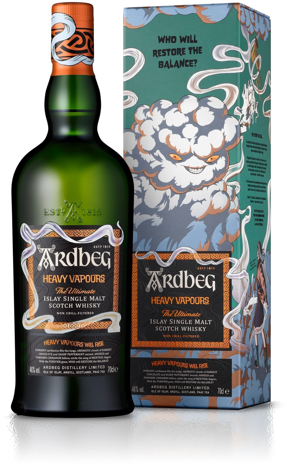 Ardbeg Heavy Vapours The Ultimate Islay Single Malt Scotch Whisky 0.7l 46%