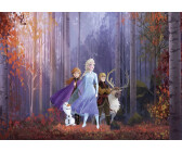 Poster XXL intisse La Reine des Neiges Portraits d'Elsa Anna Olaf Sven  Kristoff Hans de Disney 155X115 CM