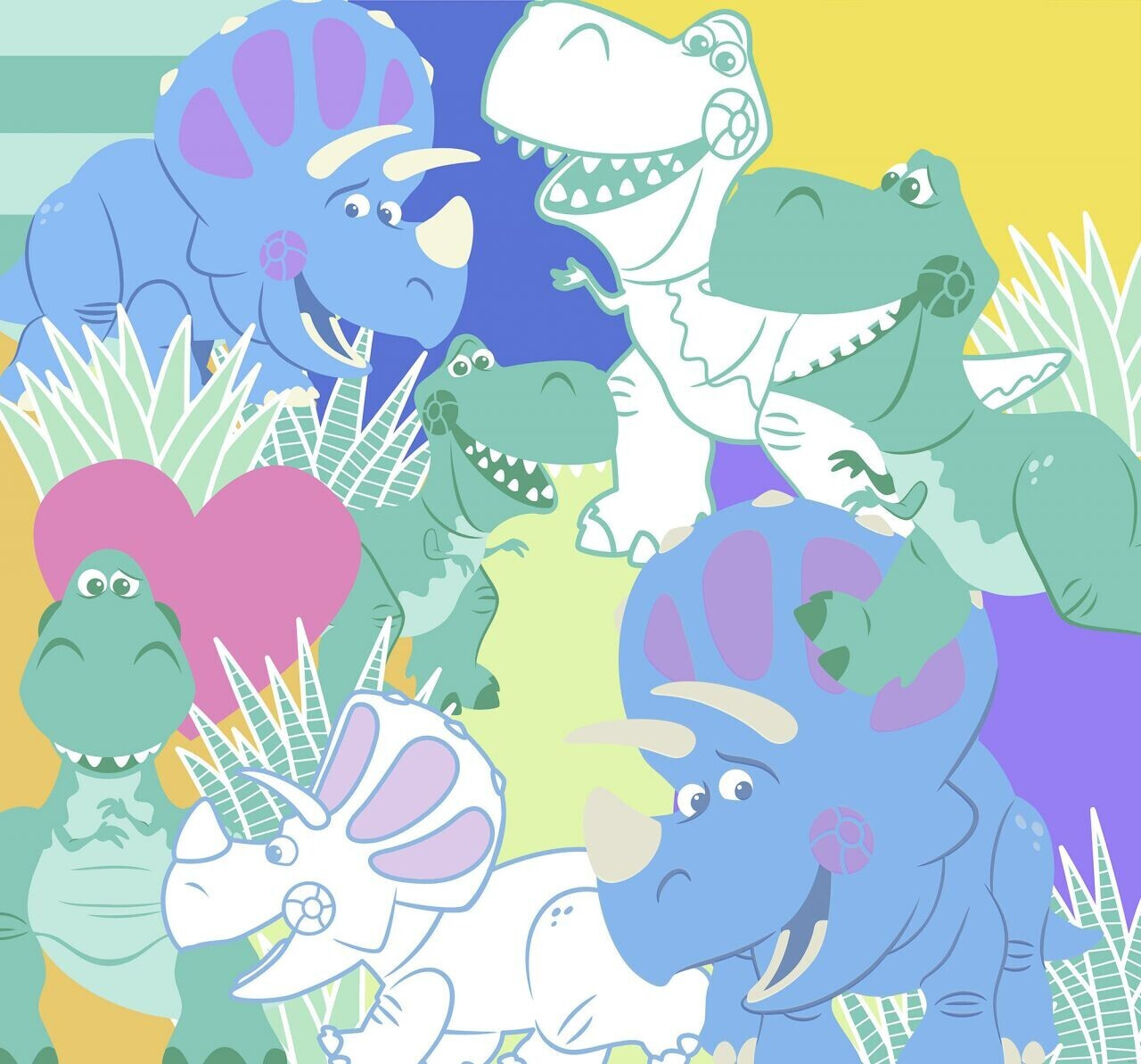 Komar Toy Story Rex & Tri 300 x 280 cm (IADX6-087)