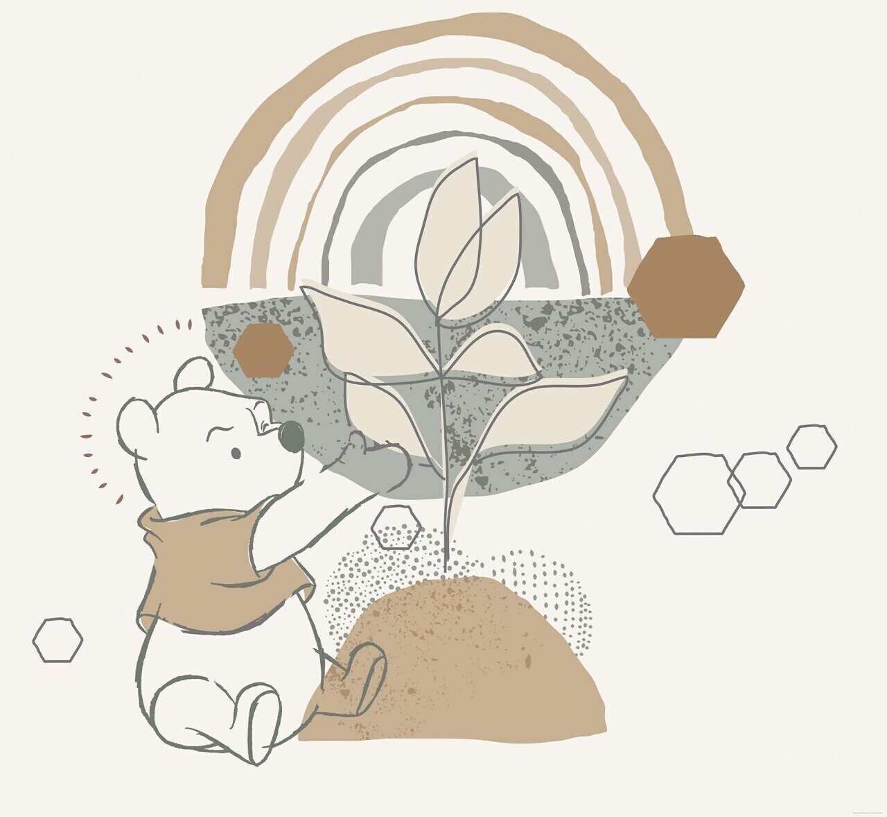 Komar Winnie Pooh Grow 300 x 280 cm (IADX6-048)