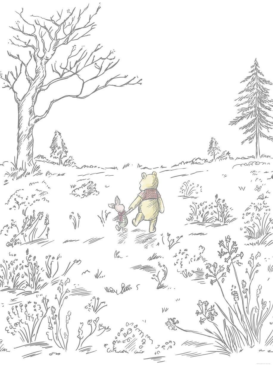 Komar Winnie Pooh Walk 200 x 280 cm (IADX4-043)