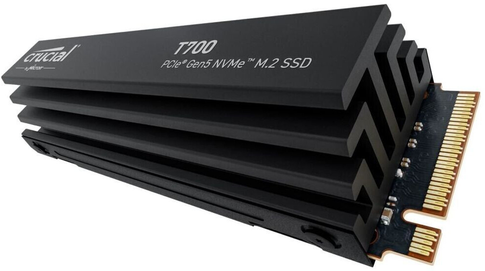 Disque SSD Crucial T700 1To avec dissipateur - NVMe M.2 Type 2280