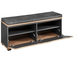 Vito SEDEO Schuhbank 120x50 cm Eiche graphit (30F9GH60) ab 295,90