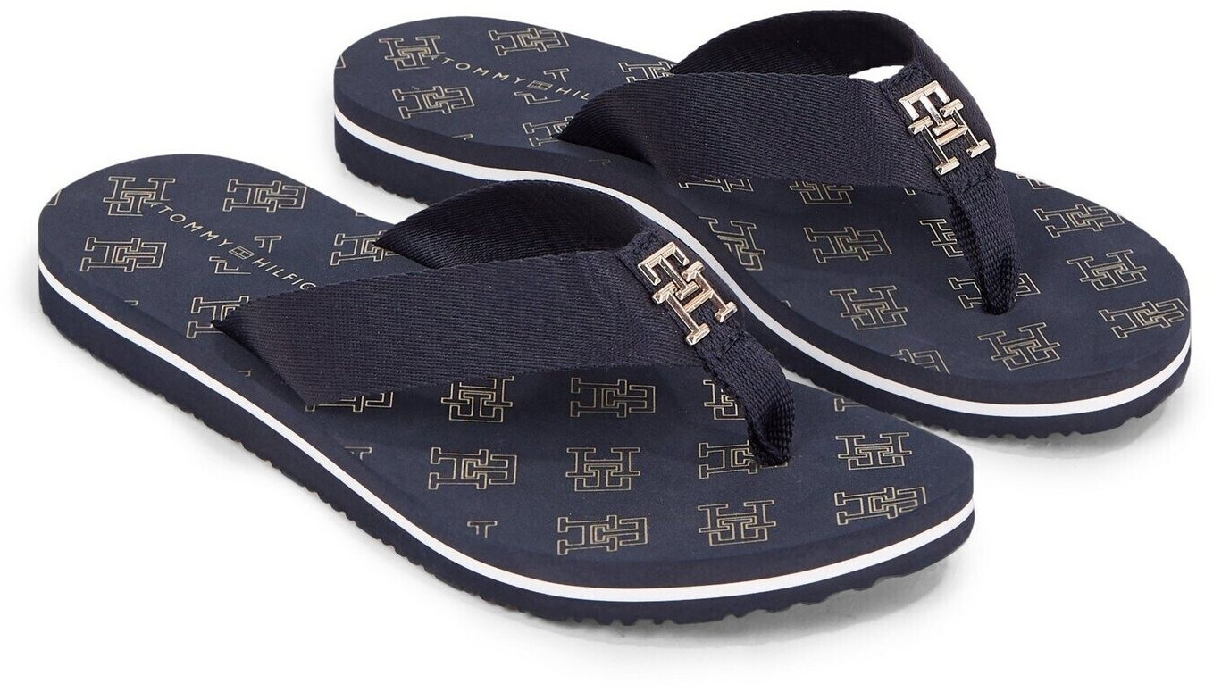 Buy Tommy Hilfiger Th Elevated Flip Flop (FW0FW07420) space blue from £