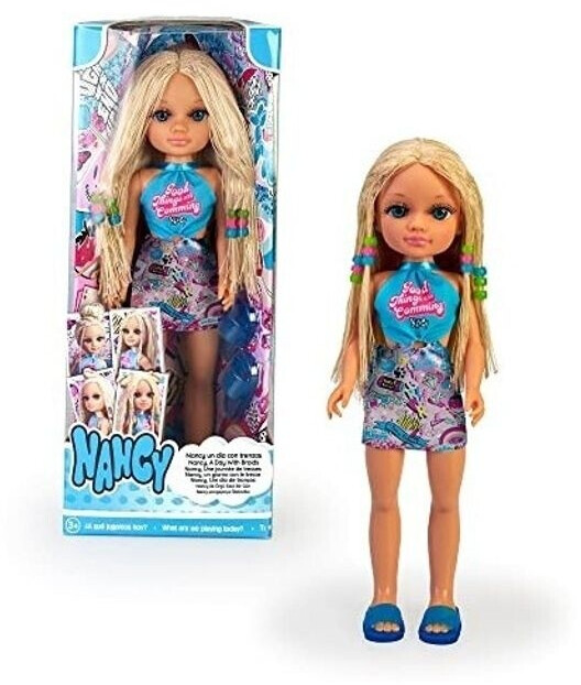 Famosa Nancy, A Day With Braids Blond Hair