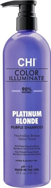 CHI Color Illuminate Shampoo platinum blonde + pump (739ml)