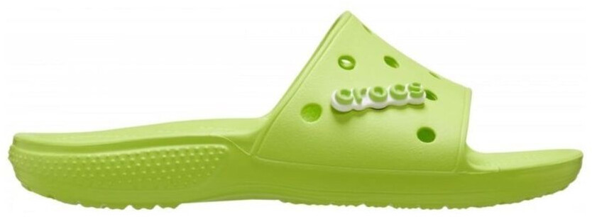 Green online croc slides