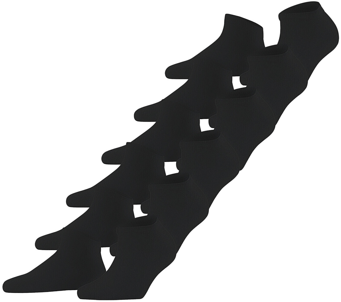 Falke Happy Bundle 6-Pack Women Sneaker Socks (49002) black