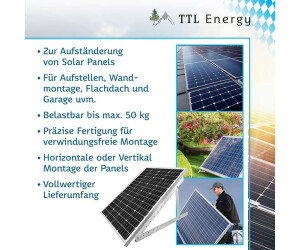 TTL Energy Solarpanel Halterung Alu 2er Set 71 cm (173022-001) ab 22,90 €