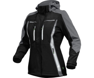Leibwächter Sommer Softshell Jacke Damen Flex-Line schwarz/grau