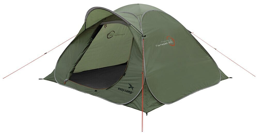 easy camp Flameball 300 Pop-up Zelt, 3-Personen, 210x210cm, grün ab 74,87 €  | Preisvergleich bei
