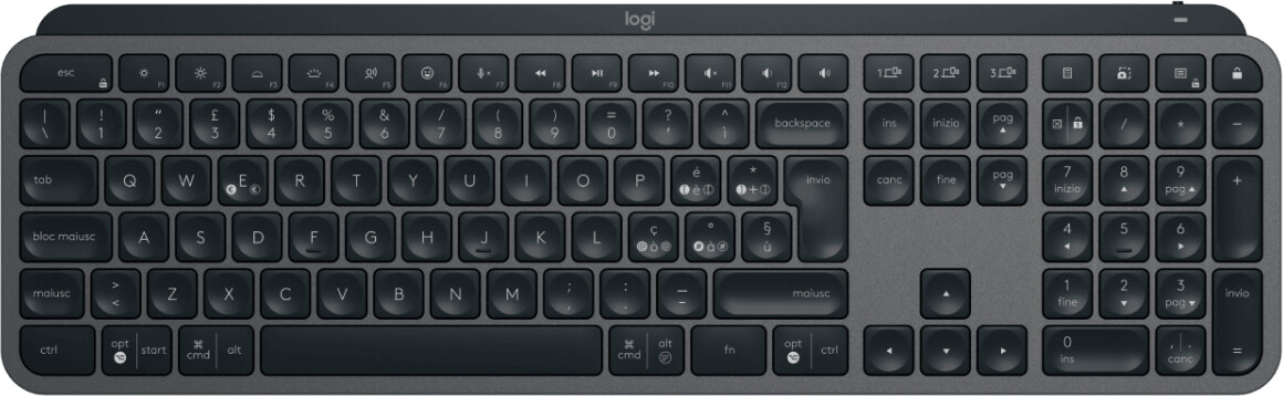 Logitech MX Keys S (IT) Graphite