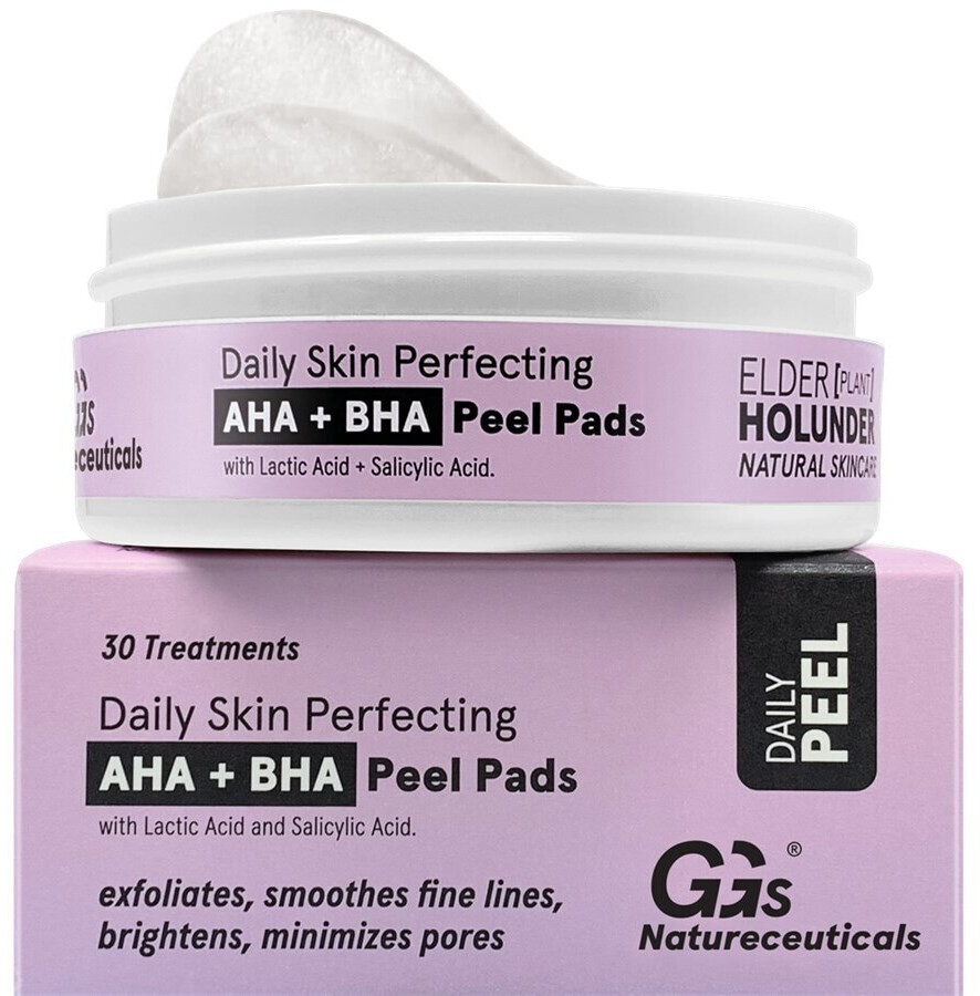 GGs Natureceuticals Daily Skin Perfecting AHA + BHA Peel Pads (30Stk.)