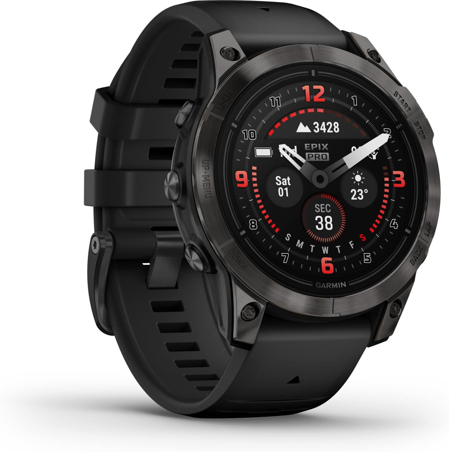 Garmin Epix™ Pro Gen 2 Sapphire 47mm Carbon Gray Titanium + Black Band a €  799,99 (oggi)