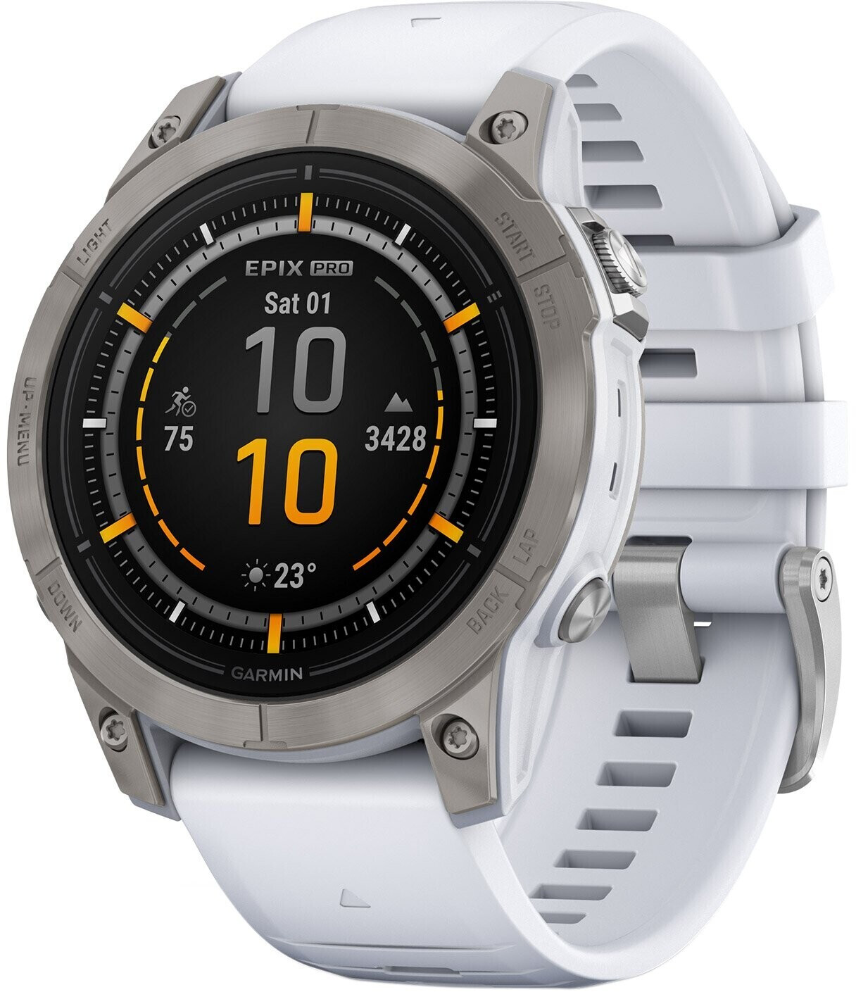 Buy Garmin Epix™ Pro Gen 2 Sapphire 47mm Titanium/Whitestone Buy Garmin Epix™ Pro Gen 2 Sapphire 47mm Titanium/Whitestone