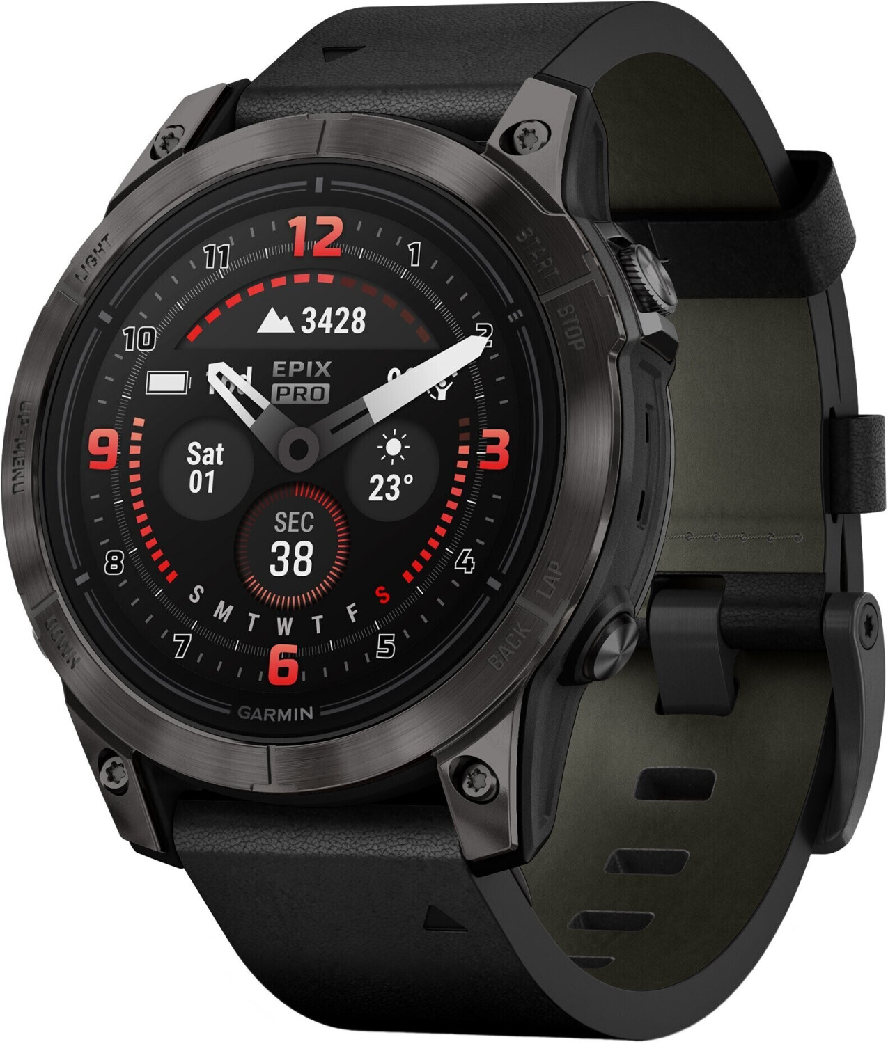 Garmin Epix Pro (Gen 2) Active Smartwatch Sapphire Edition 47 mm Titan –