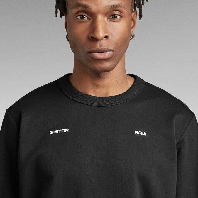 G-Star Tweeter Long Sleeve Round Neck T-Shirt (D21567-D136) black