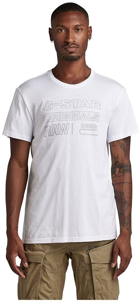 G-Star Originals Short Sleeve Round Neck T-Shirt (D22775-C506) white