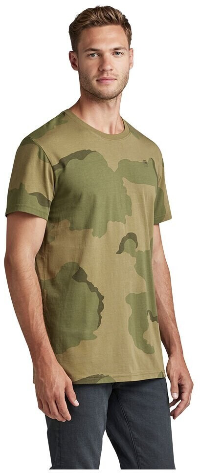 G-Star Desert Camo Short Sleeve Round Neck T-Shirt (D22805-C721) green