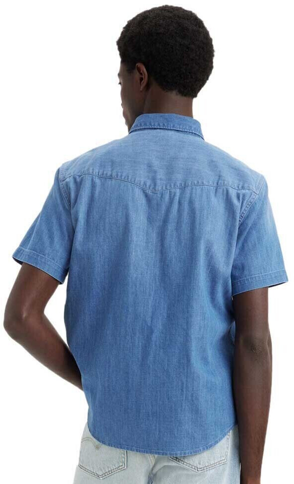 Levi's Relaxed Fit Western Short Sleeve Round Neck T-Shirt (A5722) blue 0006