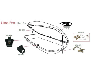Fiamma Komplettes Schloss (98654-046) für Ultra-Box Sport Pro