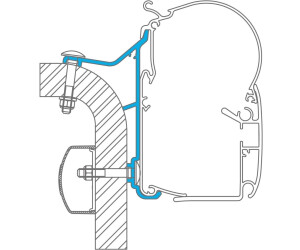Dometic Perfect Wall (1100/1500) Adapter für Hymer Van B2, 550cm