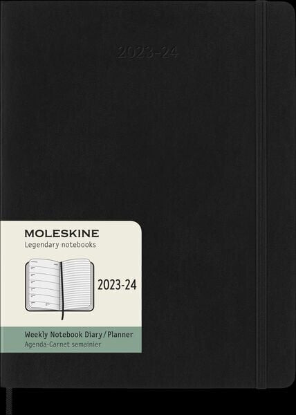 Photos - Planner Moleskine Weekly Notebook Diary/ /2024 XL Soft Cover  2023