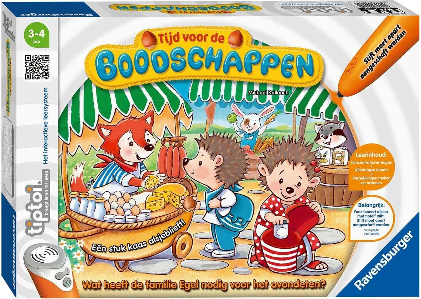 Ravensburger tiptoi - Tijd voor de boodschappen (951)