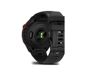 Buy Garmin Approach S70 47mm Black Ceramic Black Silicone Band