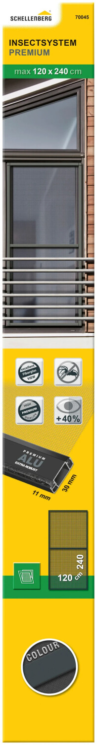 SCHELLENBERG Insektenschutz-Fensterrahmen »Premium für bodentiefe
