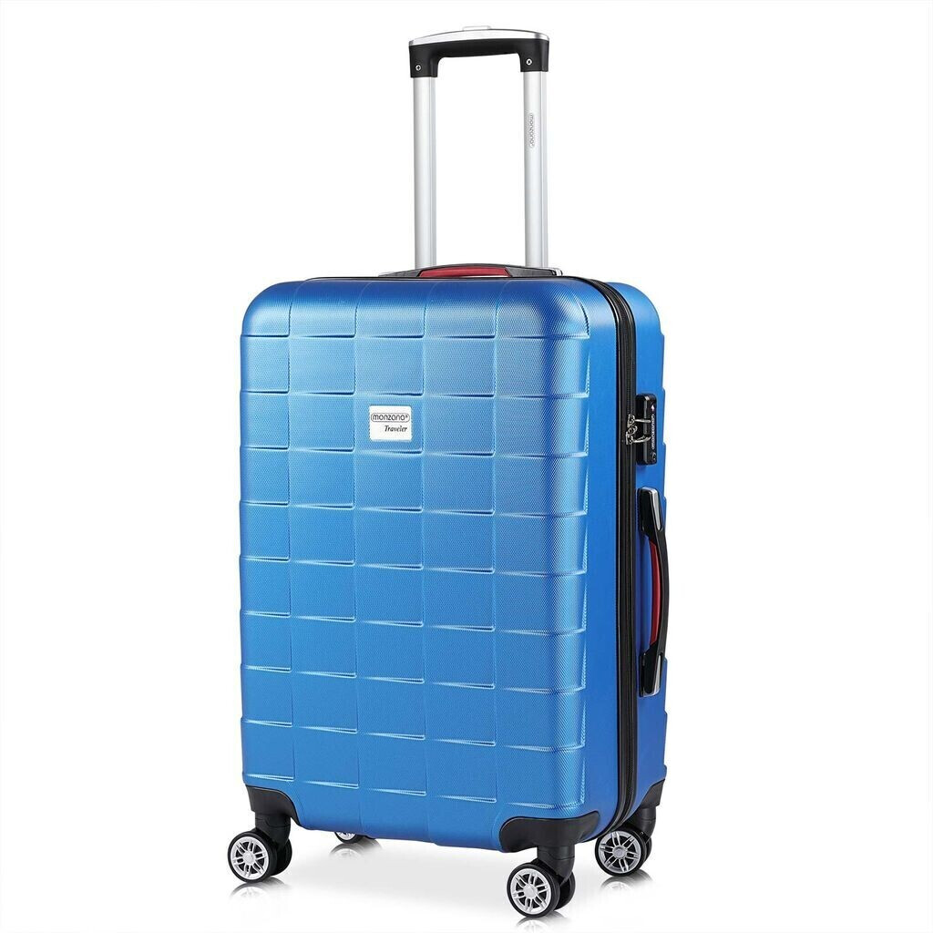 Monzana Exopack 4 Wheel Trolley 65 cm blue