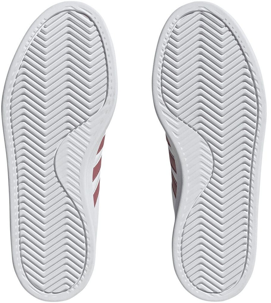 Adidas neo cloudfoam advantage women's trainers white/pink 2025