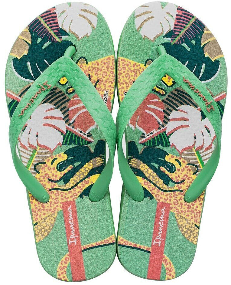 Pink and green flip flops hotsell