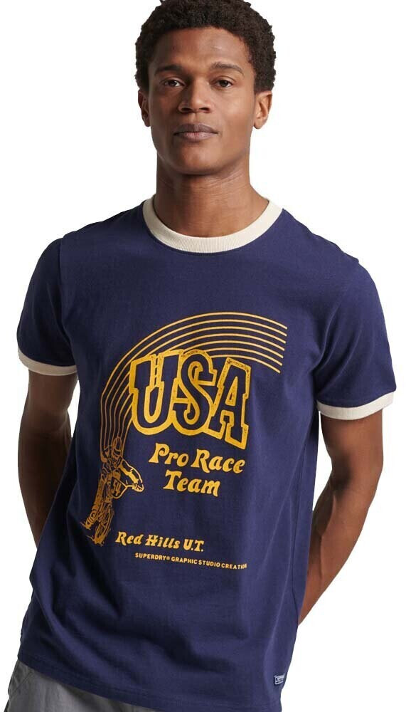 Superdry Vintage my generation T-Shirt (M1011314A) blue