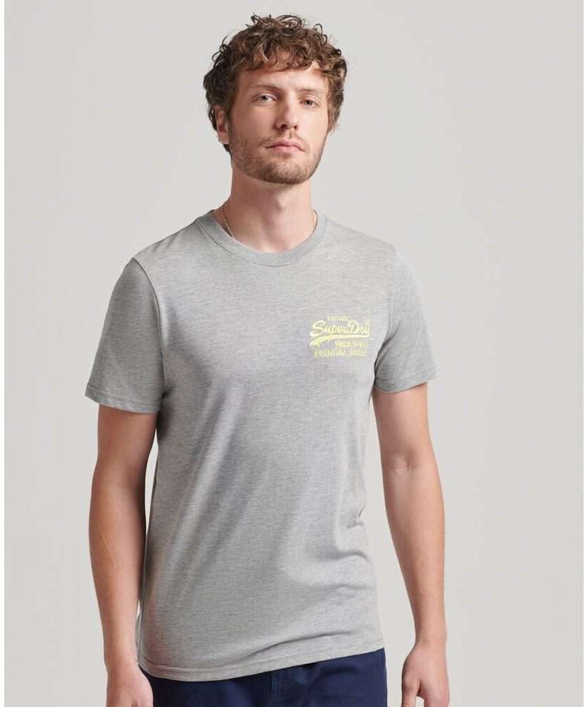 Superdry Vintage neon T-Shirt (M1011478A) grey
