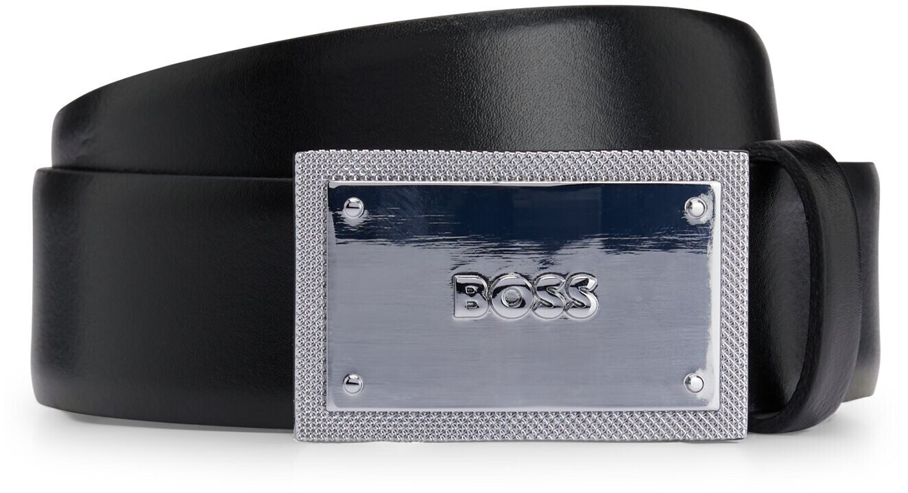 Hugo Boss aus italienischem Leder Logo-Koppelschließe Schwarz € | --Icon-Diam_Sz35 50496735 mit ab Preisvergleich bei 62,49