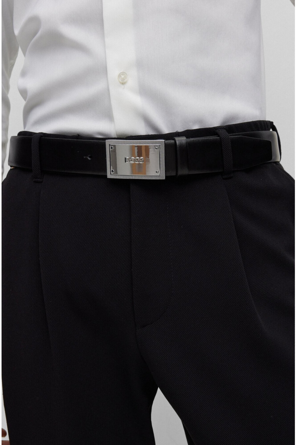 Hugo Boss aus italienischem Leder mit Logo-Koppelschließe --Icon-Diam_Sz35  50496735 Schwarz ab 62,49 € | Preisvergleich bei