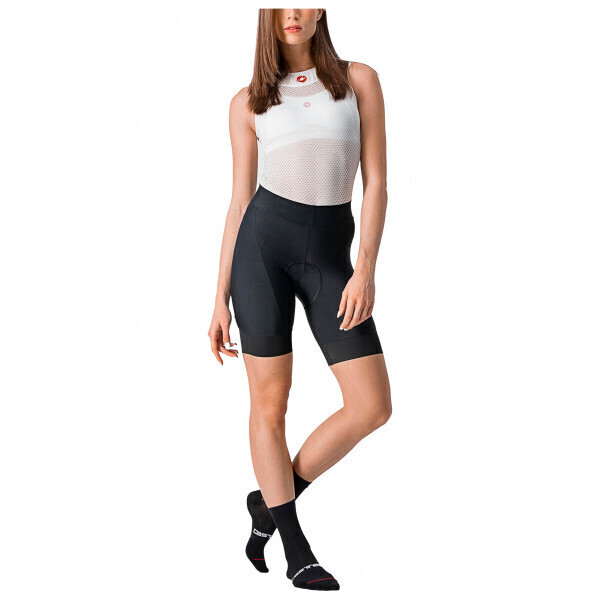 Castelli Women's Prima Short (Black/Hibiscus)