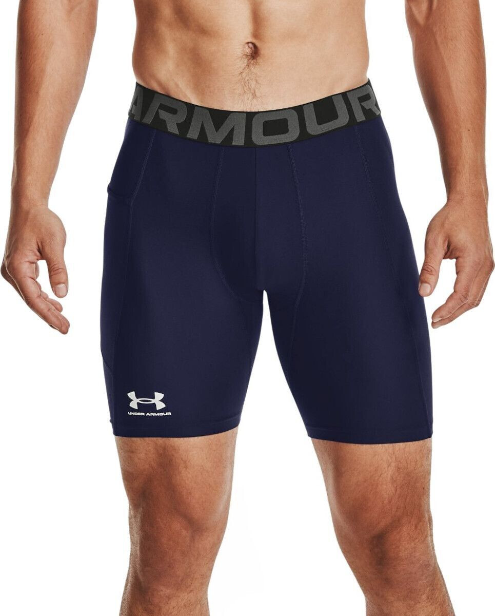 Under Armour Men s Heatgear Armour Compression Shorts midnight navy white ab 17 85 Preisvergleich bei idealo