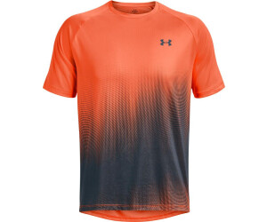 Under Armour Tech Fade Shirt Men 1377053 orange blast downpour gray downpour gray ab 29 00 Preisvergleich bei idealo
